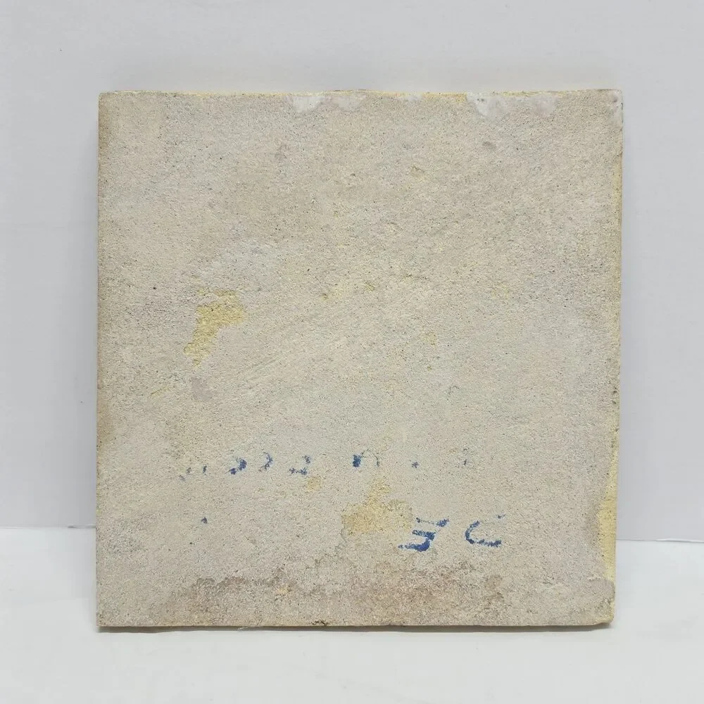 18TH CENTURY DUTCH DELFT MANGANESE & WHITE TILE IOAN 1 9:4 Washing The Feet